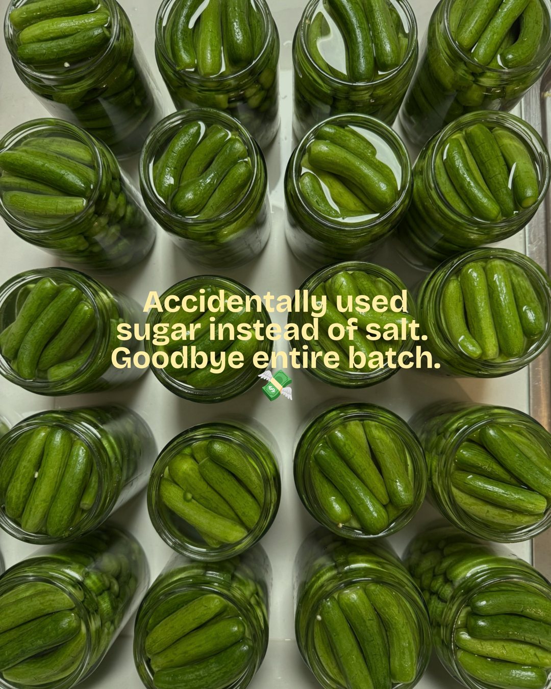 Pickilini founder carousel slide 3: Sugar instead of salt