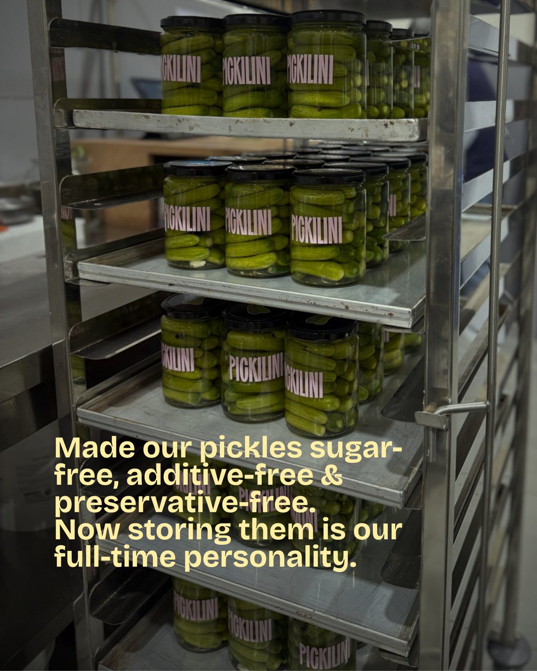 Pickilini founder carousel slide 6: Storing them is our personality